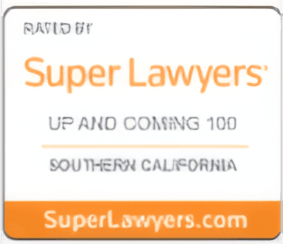 Rated by Super Lawyers — Up and Coming 100, Southern California