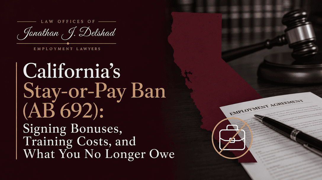 California's Stay-or-Pay Ban (AB 692) — Law Offices of Jonathan J. Delshad